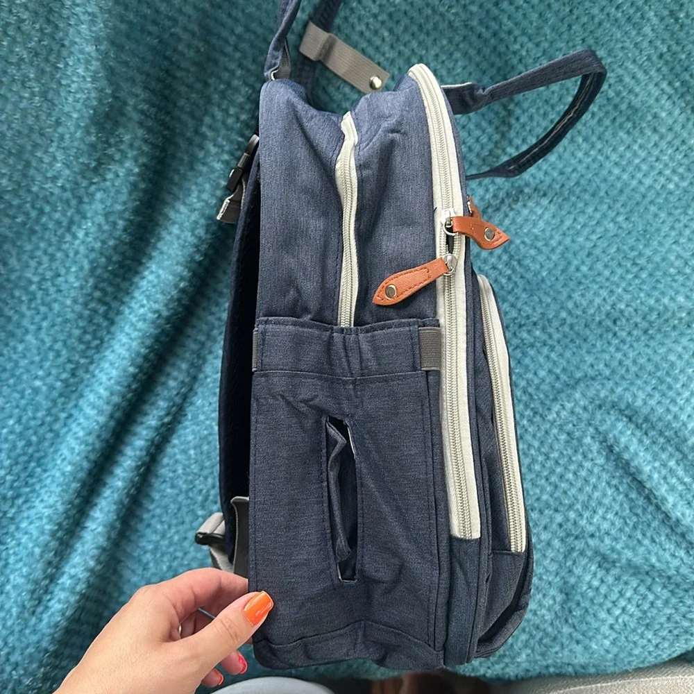 Baby diaper book bag